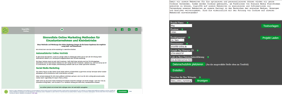 Cookie Banner Generator Dsgvo Konform Kostenfrei Und Unkompliziert