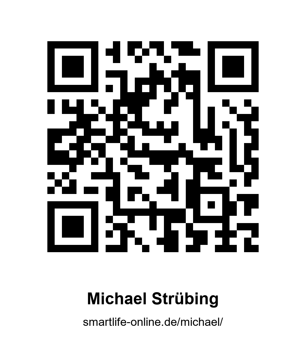QR-Code zur Profilseite von Michael Strübing, smartlife-online.de/michael/